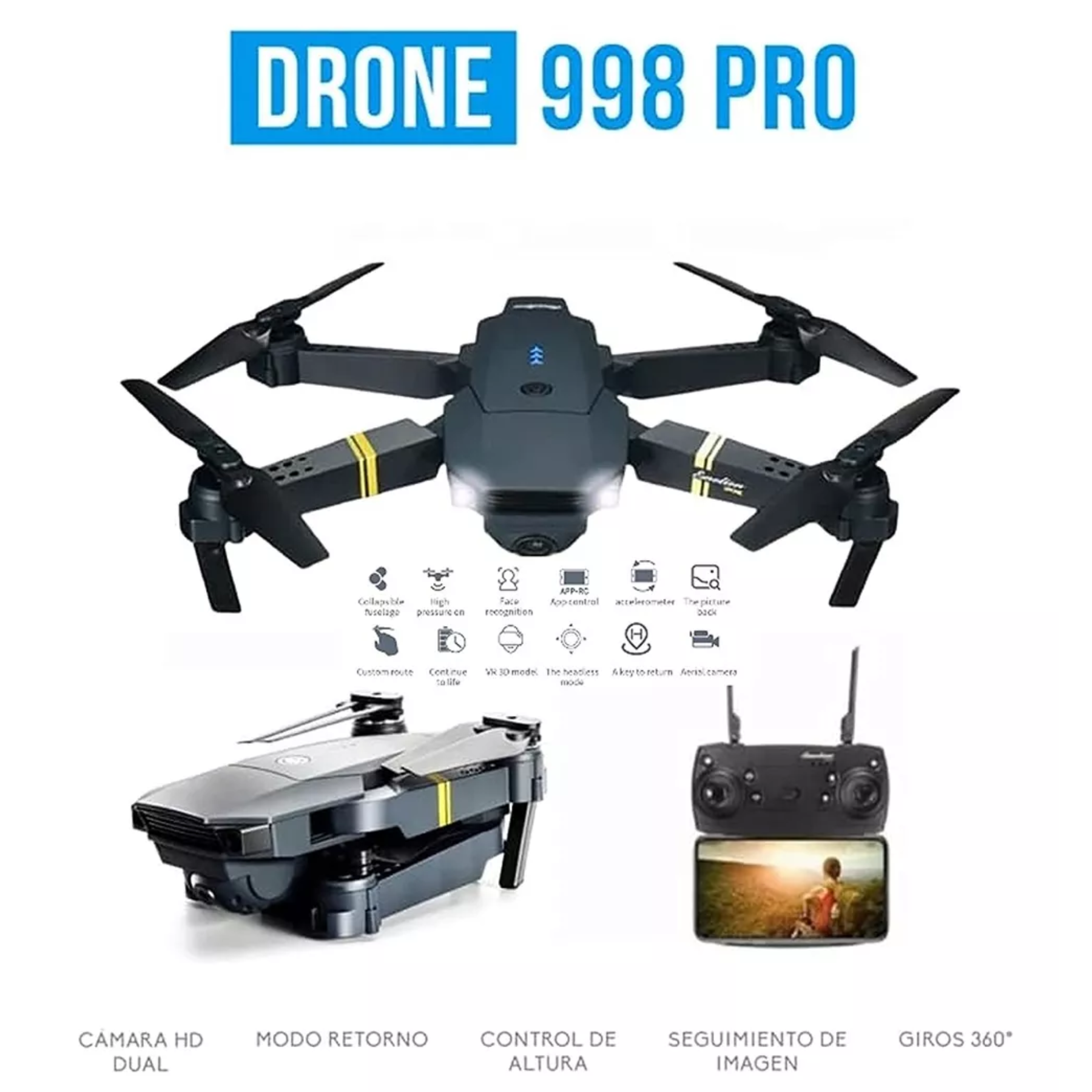 DRON Dual Camera 4K PRO